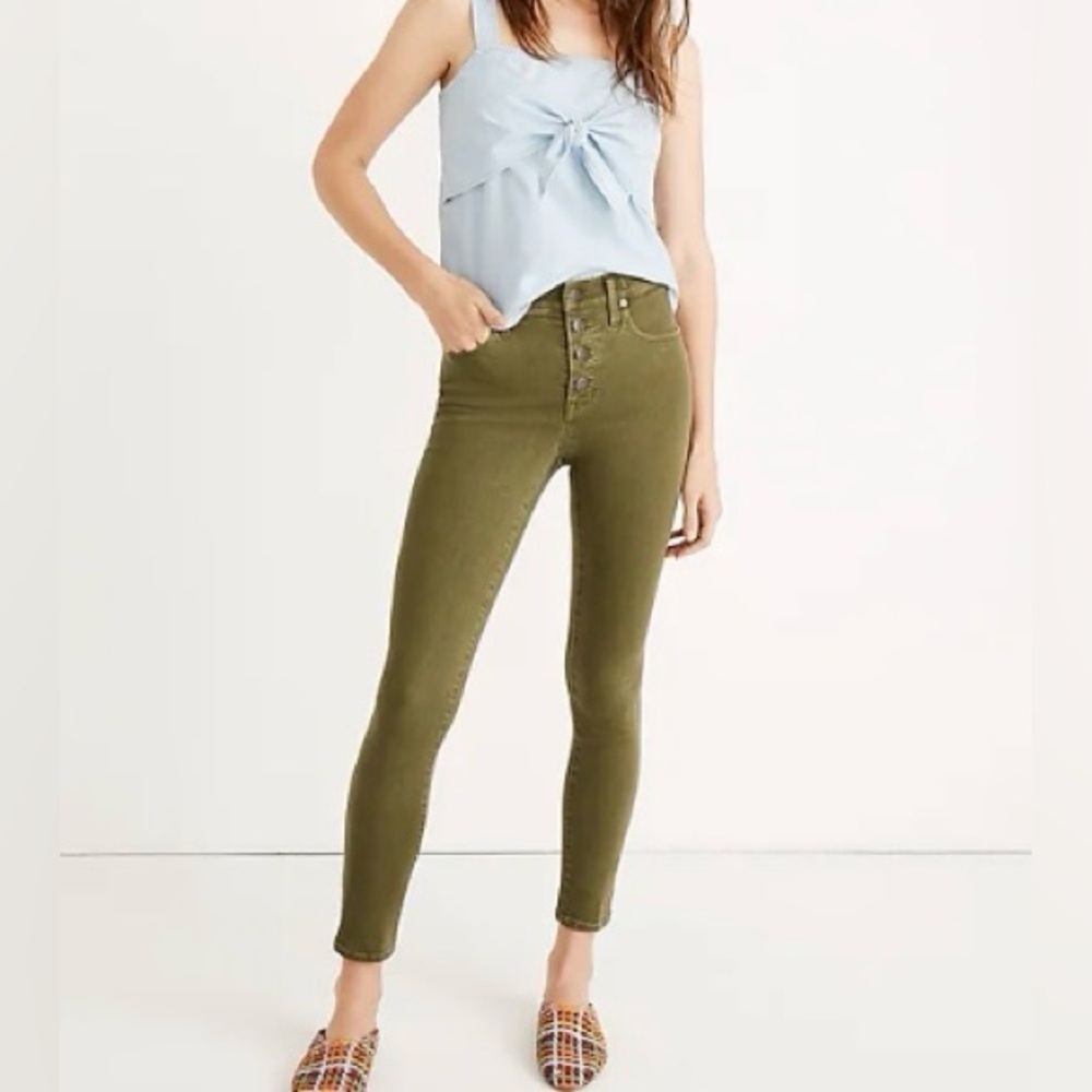 Madewell 9” Mid-Rise Skinny Crop Jeans